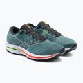 Buty do biegania męskie Mizuno Wave Inspire 18 smoke blue/white/neon flame 5