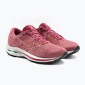 Buty do biegania damskie Mizuno Wave Inspire 18 rosette/snow white/garnet rose 7