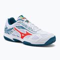 Buty do tenisa męskie Mizuno Breakshot 3 CC białe 61GC2125