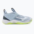 Buty do siatkówki damskie Mizuno Wave Momentum 2 heather/white/neo lime 2