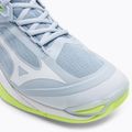 Buty do siatkówki damskie Mizuno Wave Momentum 2 heather/white/neo lime 7