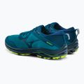 Buty do biegania męskie Mizuno Wave Rider TT algiers blue/ gibraltar sea/ neo lime 3