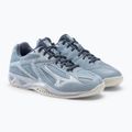 Buty do siatkówki damskie Mizuno Thunder Blade 3 jasnoniebieskie V1GC217002 5