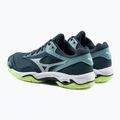 Buty do piłki ręcznej męskie Mizuno Wave Phantom 2 niebieskie X1GA206038 3