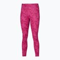Legginsy do biegania damskie Mizuno 7/8 Printed pink peacock