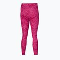 Legginsy do biegania damskie Mizuno 7/8 Printed pink peacock 2