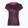 Koszulka do biegania damska Mizuno Aero Tee gape wine