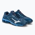 Buty do siatkówki Mizuno Wave Voltage dark denim/white/blue jasper 4