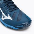 Buty do siatkówki Mizuno Wave Voltage Mid granatowo-niebieskie V1GA216521 9