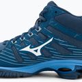 Buty do siatkówki Mizuno Wave Voltage Mid granatowo-niebieskie V1GA216521 12