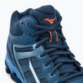 Buty do siatkówki Mizuno Wave Voltage Mid granatowo-niebieskie V1GA216521 13