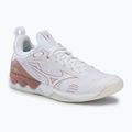 Buty do siatkówki damskie Mizuno Wave Luminous 2 white/rose/snow white
