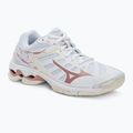 Buty do siatkówki damskie Mizuno Wave Voltage białe V1GC216036