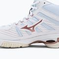 Buty do siatkówki damskie Mizuno Wave Voltage Mid białe V1GC216536 10