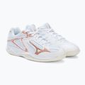 Buty do siatkówki dziecięce Mizuno Lightning Star Z6 białe V1GD210336 4