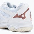 Buty do siatkówki dziecięce Mizuno Lightning Star Z6 białe V1GD210336 9
