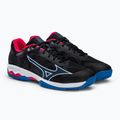 Buty do padla męskie Mizuno Wave Exceed Light CC Padel czarne 61GB222210 4