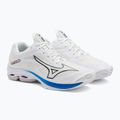 Buty do siatkówki męskie Mizuno Wave Lightning Z7 undyed white/moonlit ocean/peace blue 5