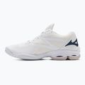 Buty do siatkówki męskie Mizuno Wave Lightning Z7 undyed white/moonlit ocean/peace blue 3