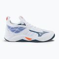 Buty do siatkówki Mizuno Wave Dimension white/dark denim/blue jasper 2