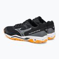 Buty do piłki ręcznej Mizuno Wave Phantom 3 black/white/zinnia 3
