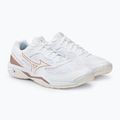 Buty do piłki ręcznej damskie Mizuno Wave Phantom 3 białe X1GB226036 4