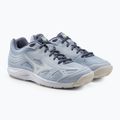 Buty do siatkówki damskie Mizuno Cyclone Speed 3 szare 5