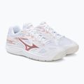 Buty do piłki ręcznej dziecięce Mizuno Stealth Star C białe X1GC2107K36 4