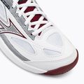 Buty do tenisa damskie Mizuno Break Shot 4 AC white/ cabernet/ papyrus 7