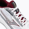 Buty do tenisa damskie Mizuno Break Shot 4 AC white/ cabernet/ papyrus 8