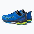 Buty do tenisa męskie Mizuno Wave Exceed Tour 5 CC peace blue/acid lime/iron gate 3