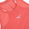 Koszulka do biegania damska Mizuno Aero Tank sunkissed coral 3