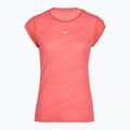 Koszulka do biegania damska Mizuno Aero Tee sunkissed coral