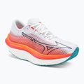 Buty do biegania męskie Mizuno Wave Rebellion Pro biało-pomarańczowe J1GC231701