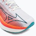 Buty do biegania męskie Mizuno Wave Rebellion Pro biało-pomarańczowe J1GC231701 7