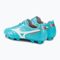 Buty piłkarskie męskie Mizuno Morelia II Club niebieskie P1GA231625 3