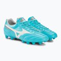 Buty piłkarskie męskie Mizuno Morelia II Club niebieskie P1GA231625 4