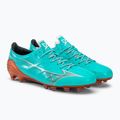 Buty piłkarskie męskie Mizuno Alpha Elite niebieskie P1GA236225 4