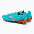 Buty piłkarskie Mizuno Morelia Neo III Beta Elite niebieskie P1GA239125 3