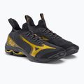 Buty do siatkówki Mizuno Wave Lightning Neo 2 black oyster/mp gold/irongat 5