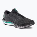 Buty do biegania męskie Mizuno Wave Inspire 19 black/ metallic gray/ bisgreen
