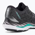 Buty do biegania męskie Mizuno Wave Inspire 19 black/ metallic gray/ bisgreen 8