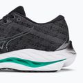Buty do biegania męskie Mizuno Wave Inspire 19 black/ metallic gray/ bisgreen 9