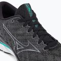 Buty do biegania męskie Mizuno Wave Inspire 19 black/ metallic gray/ bisgreen 10