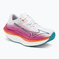 Buty do biegania damskie Mizuno Wave Rebellion Pro biało-różowe J1GD231721