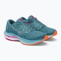 Buty do biegania damskie Mizuno Wave Inspire 19 province blue/ white/ 807 c 4