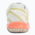 Buty do tenisa damskie Mizuno Break Shot 4 AC snow white/ neon flame/ ghost gray 6