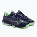 Buty do padla męskie Mizuno Wave Exceed Light 2 Padel evening blue/ patina green/ lolite 4