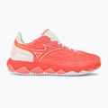 Buty do tenisa damskie Mizuno Wave Enforce Tour CC candy coral/snow white/neon flame 2