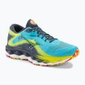 Buty do biegania męskie Mizuno Wave Sky 7 jet blue/white/bolt2neon